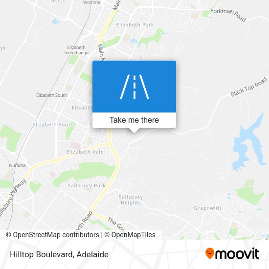 Hilltop Boulevard map