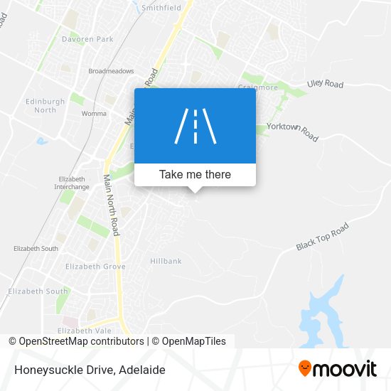 Honeysuckle Drive map
