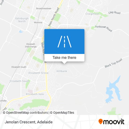 Jenolan Crescent map