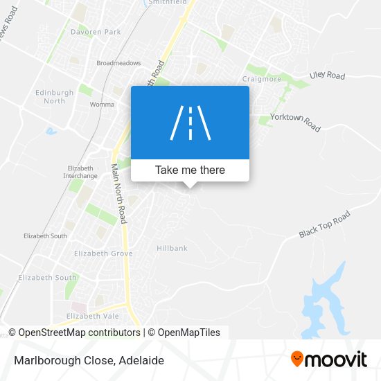 Marlborough Close map