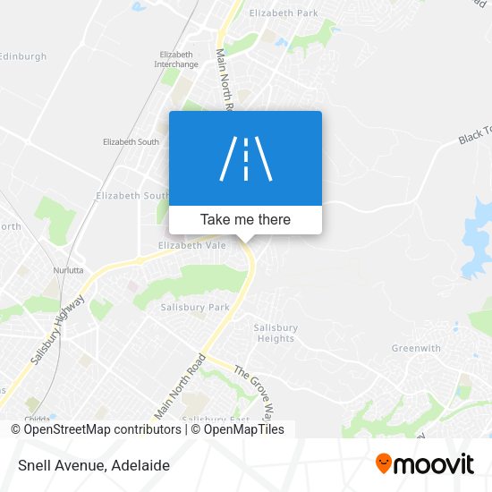 Snell Avenue map