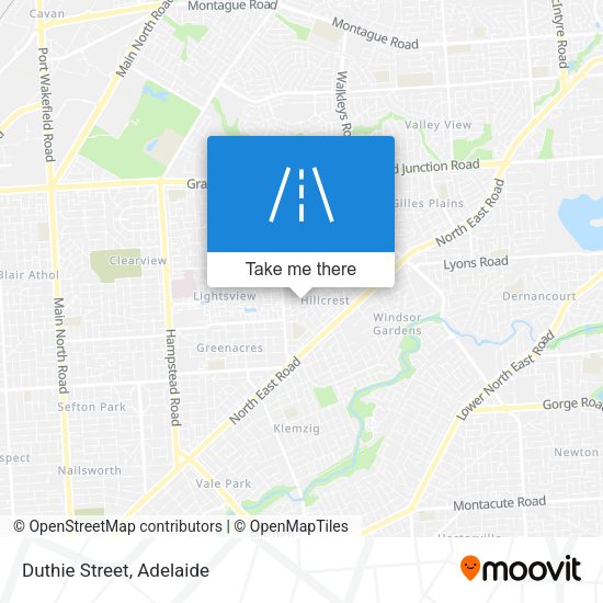 Duthie Street map
