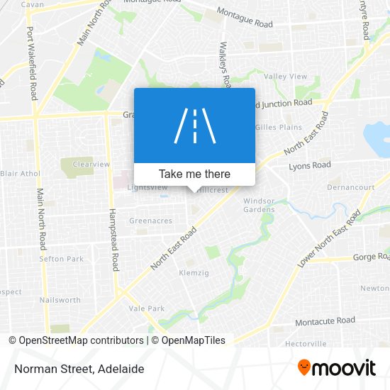 Norman Street map