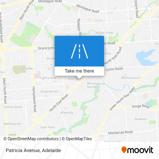 Patricia Avenue map