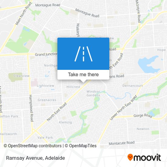 Ramsay Avenue map