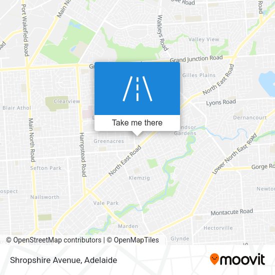 Shropshire Avenue map