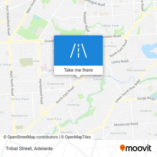 Tribal Street map