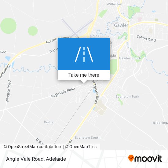 Angle Vale Road map