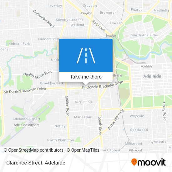 Clarence Street map