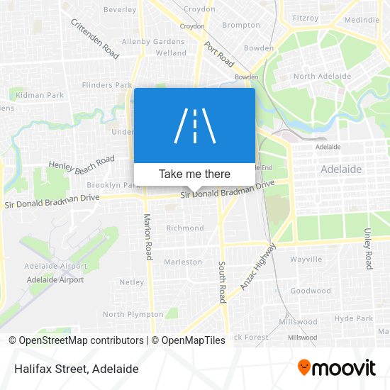 Halifax Street map