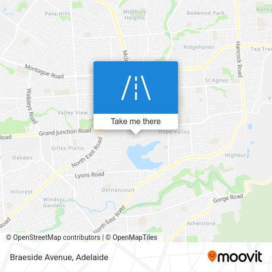 Braeside Avenue map