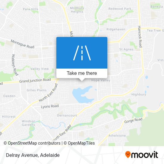 Delray Avenue map