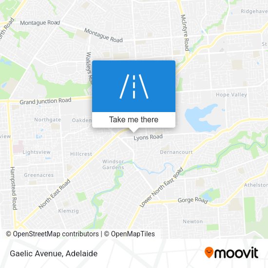Gaelic Avenue map