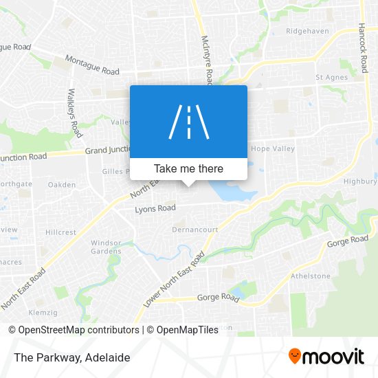 The Parkway map