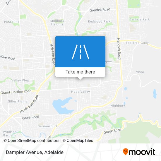 Dampier Avenue map
