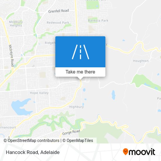 Hancock Road map