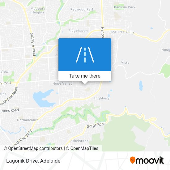 Lagonik Drive map