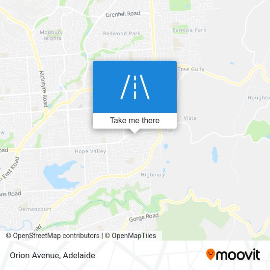 Orion Avenue map