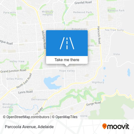 Parcoola Avenue map