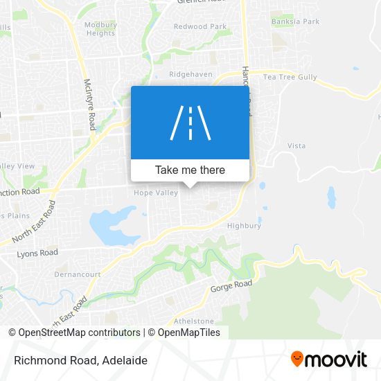 Richmond Road map