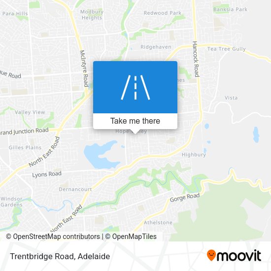 Trentbridge Road map