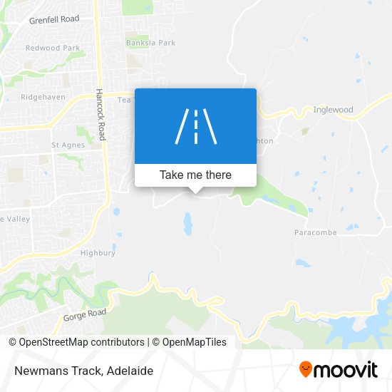 Newmans Track map
