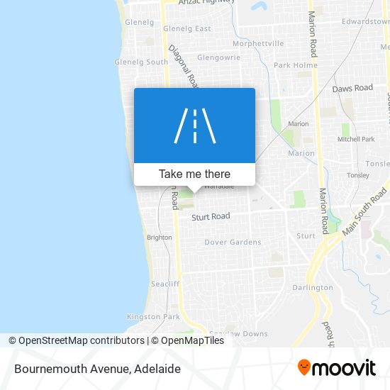 Bournemouth Avenue map