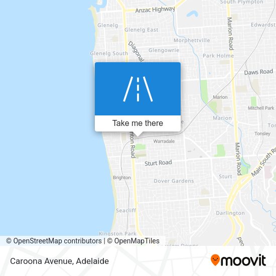 Caroona Avenue map
