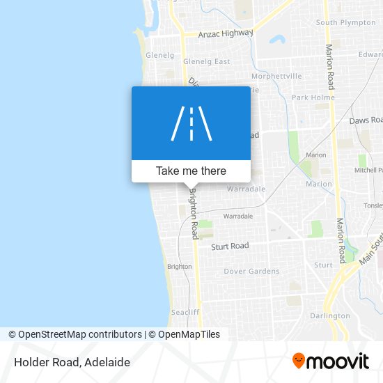 Mapa Holder Road