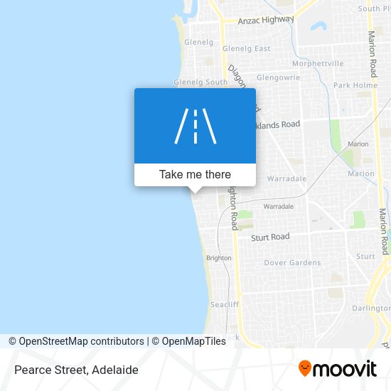Pearce Street map