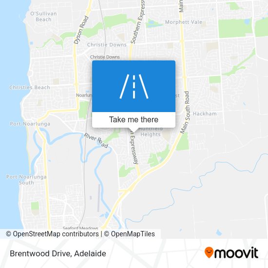 Brentwood Drive map