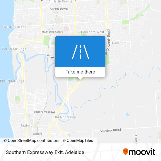 Southern Expressway Exit map