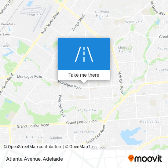 Mapa Atlanta Avenue