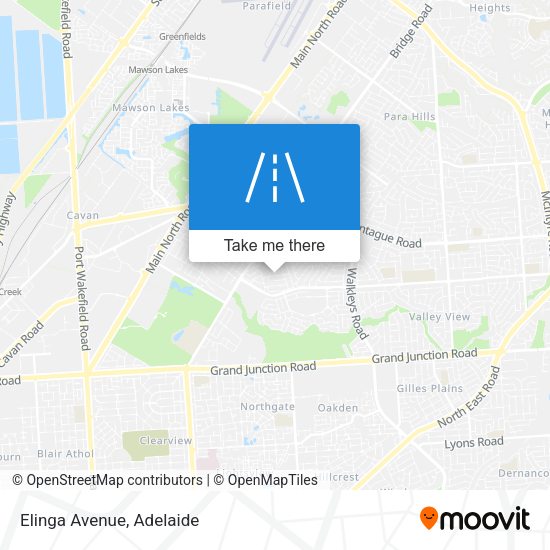 Elinga Avenue map