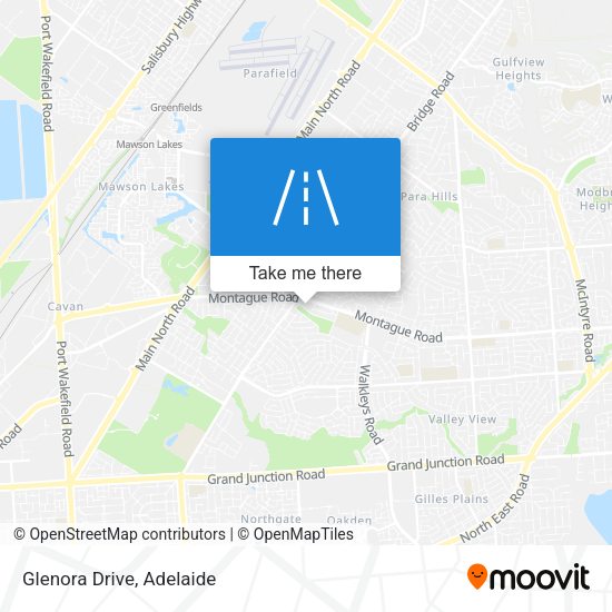 Glenora Drive map