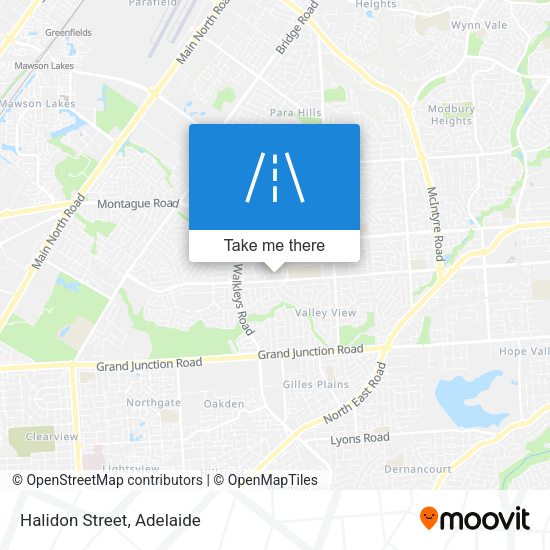 Halidon Street map