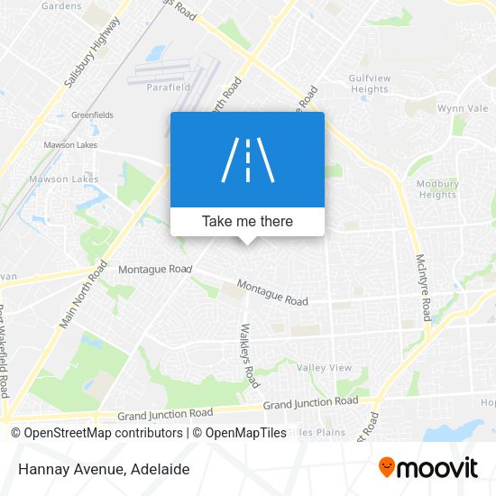 Hannay Avenue map