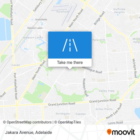 Jakara Avenue map