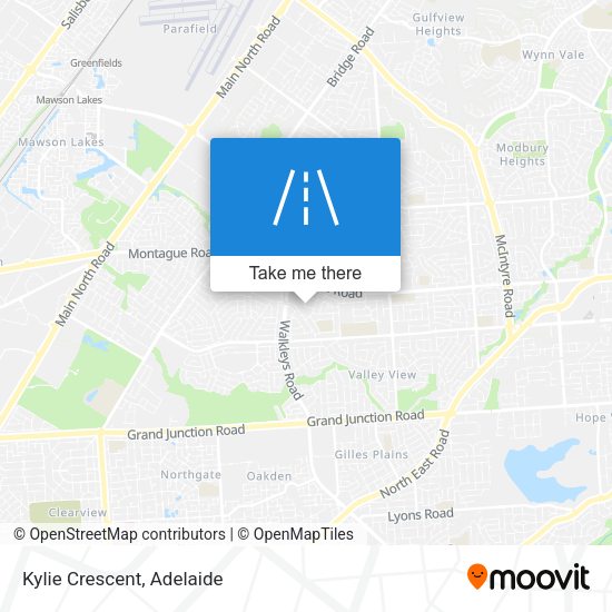Kylie Crescent map