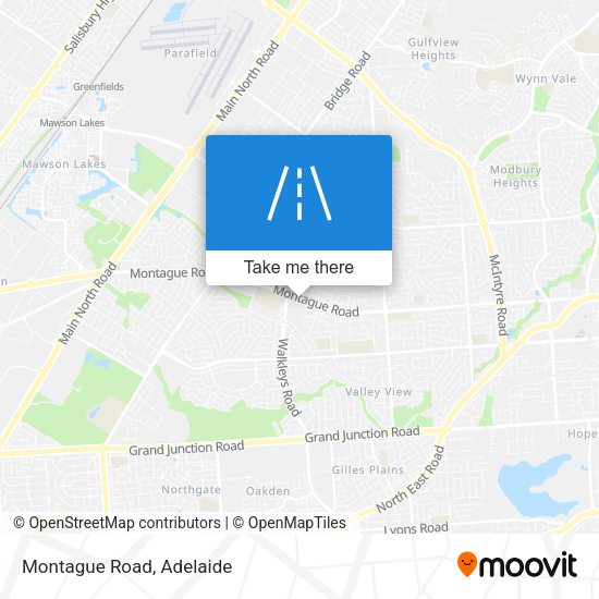 Montague Road map