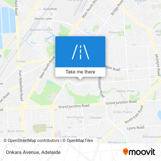 Onkara Avenue map