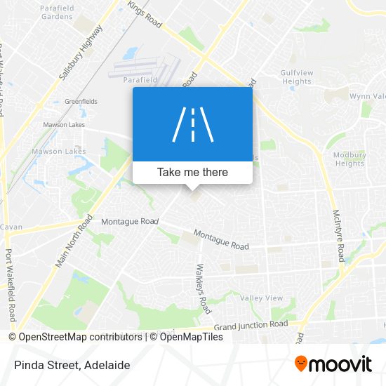 Pinda Street map