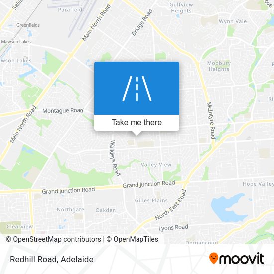 Redhill Road map