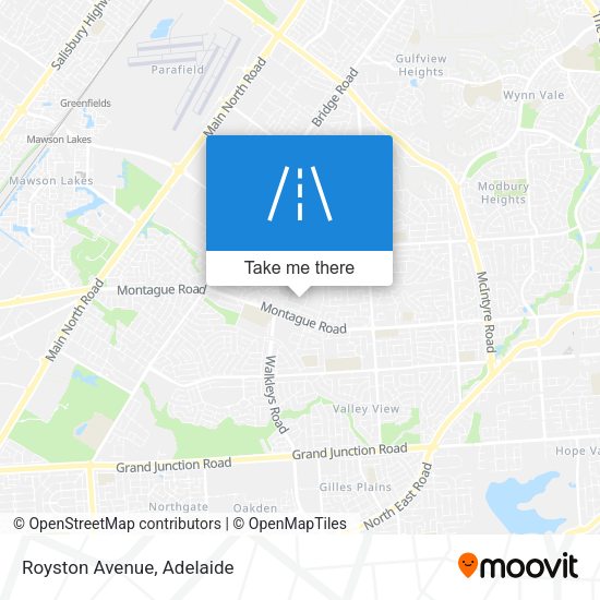 Royston Avenue map