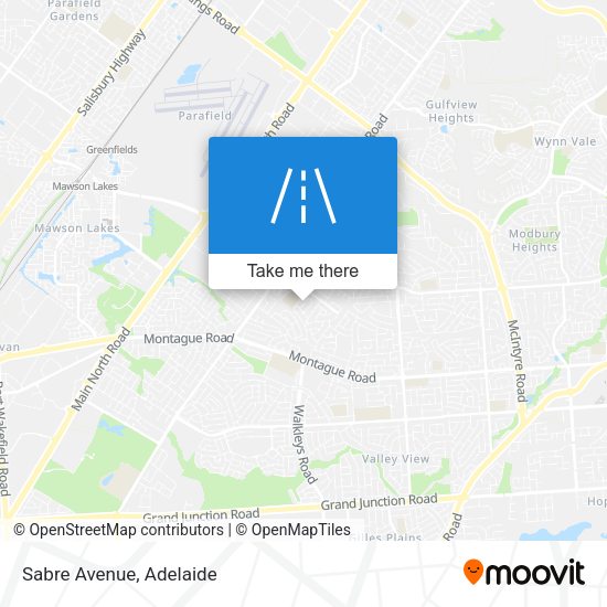 Sabre Avenue map
