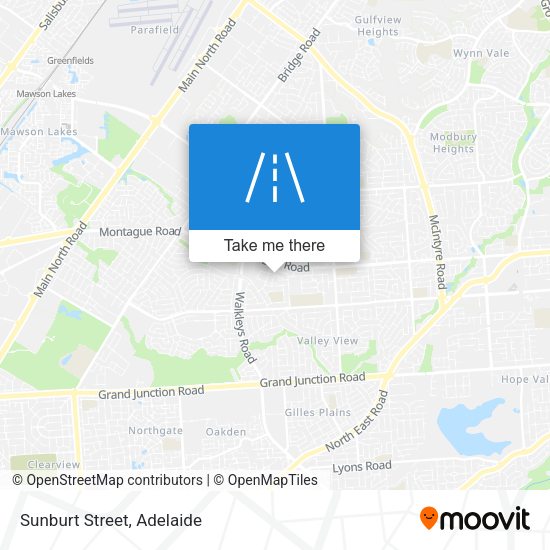 Sunburt Street map