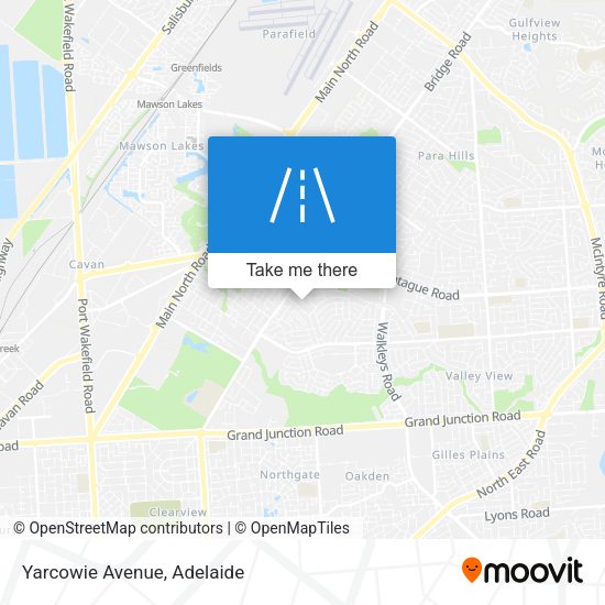 Yarcowie Avenue map