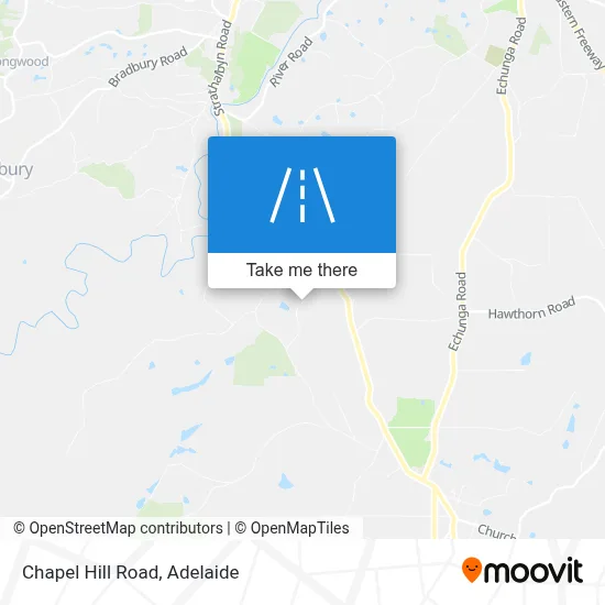 Chapel Hill Road map
