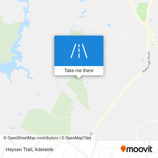 Heysen Trail map