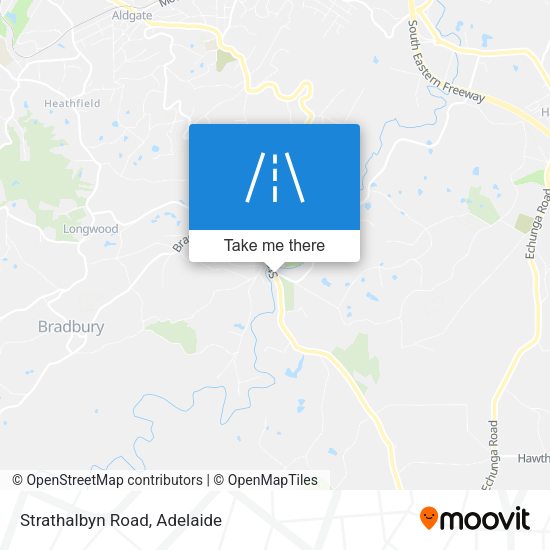 Strathalbyn Road map